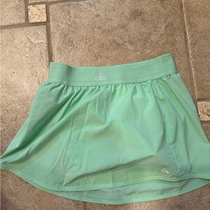 Alo green match point skirt